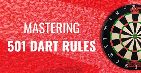Mastering 501 Dart Rules: A Guide to the Dart Game 501 .